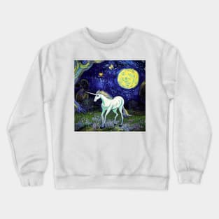 Unicorn forest Crewneck Sweatshirt